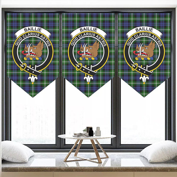 Baillie Modern Tartan Classic Crest Pennant