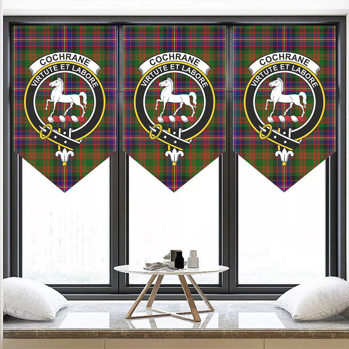 Cochrane Modern Tartan Classic Crest Pennant