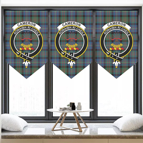 Cameron of Erracht Ancient Tartan Classic Crest Pennant