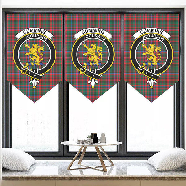Cumming Hunting Modern Tartan Classic Crest Pennant