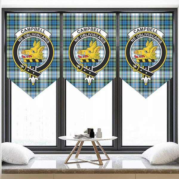 Campbell Dress Ancient Tartan Classic Crest Pennant