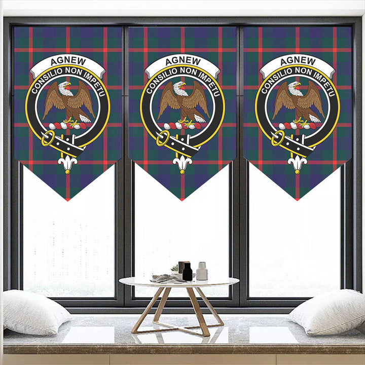 Agnew Modern Tartan Classic Crest Pennant