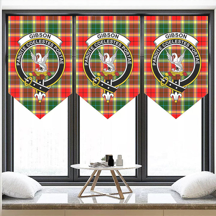 Gibbs Tartan Classic Crest Pennant