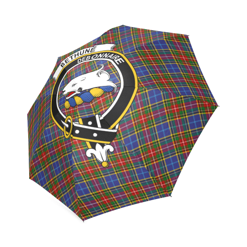 Bethune Clan Badge Tartan Umbrella