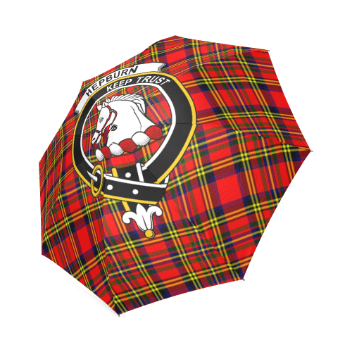Hepburn Clan Badge Tartan Umbrella