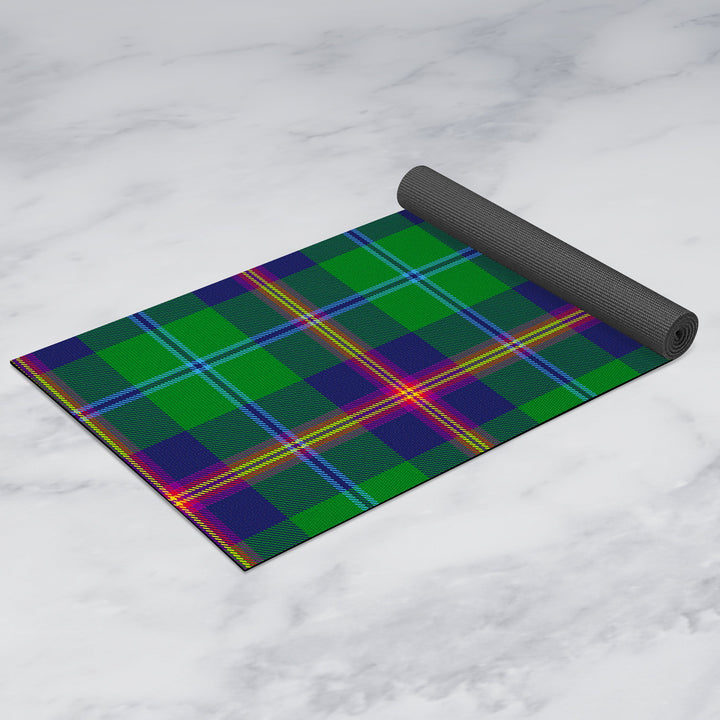 Young Modern Clan Tartan Yoga Mat