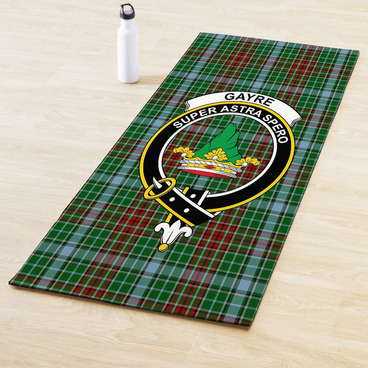Gayre Clan Crest Tartan Yoga Mat