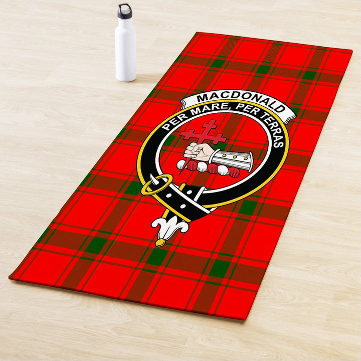 MacDonald of Sleat Clan Crest Tartan Yoga Mat