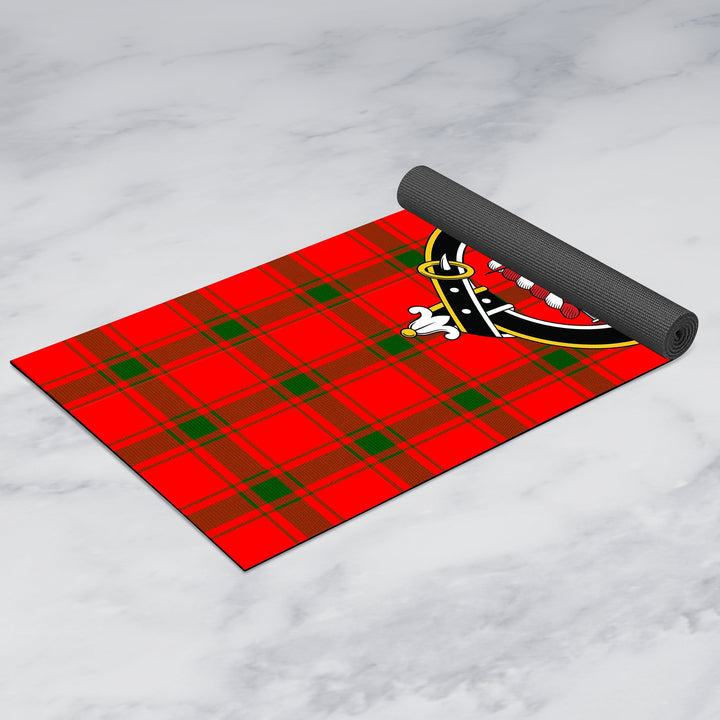 MacDonald of Sleat Clan Crest Tartan Yoga Mat
