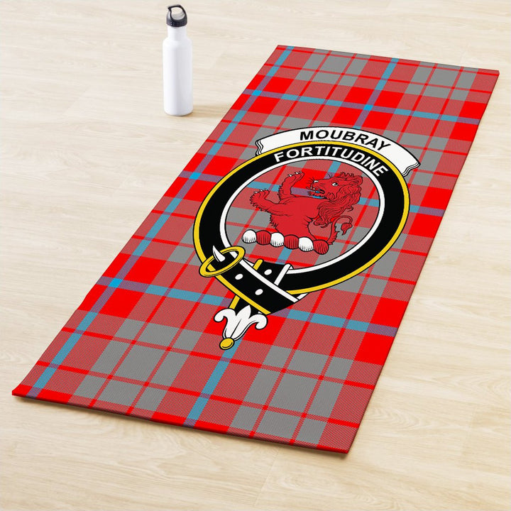 Moubray Clan Crest Tartan Yoga Mat