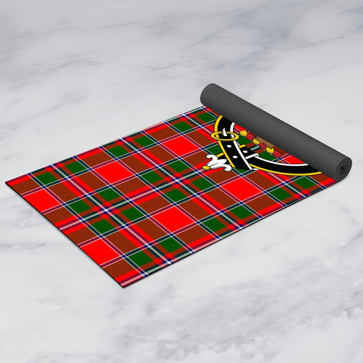Spens Modern Clan Crest Tartan Yoga Mat