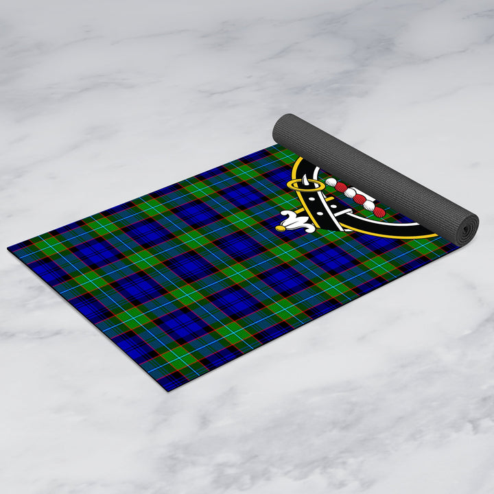 Sempill Modern Clan Crest Tartan Yoga Mat
