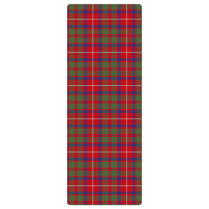 Shaw Red Modern Tartan Classic Yoga Mat