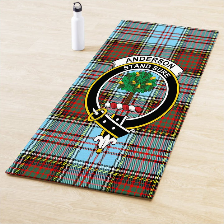 Anderson Ancient Clan Crest Tartan Yoga Mat