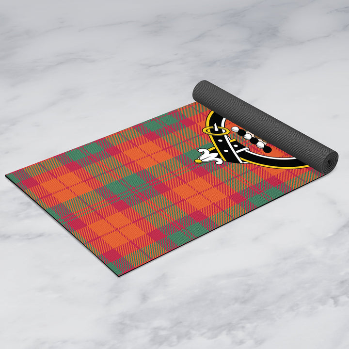 MacNab Ancient Clan Crest Tartan Yoga Mat