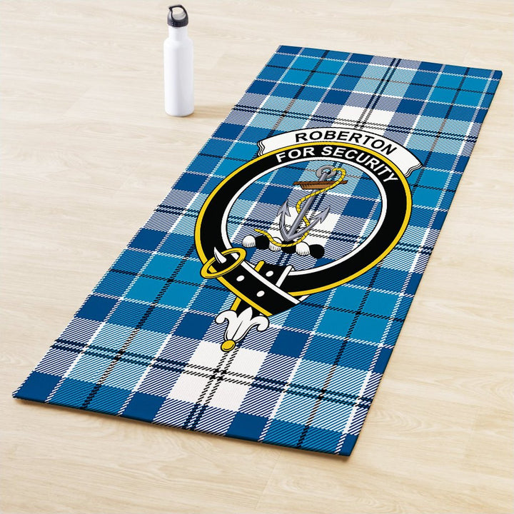 Roberton Clan Crest Tartan Yoga Mat