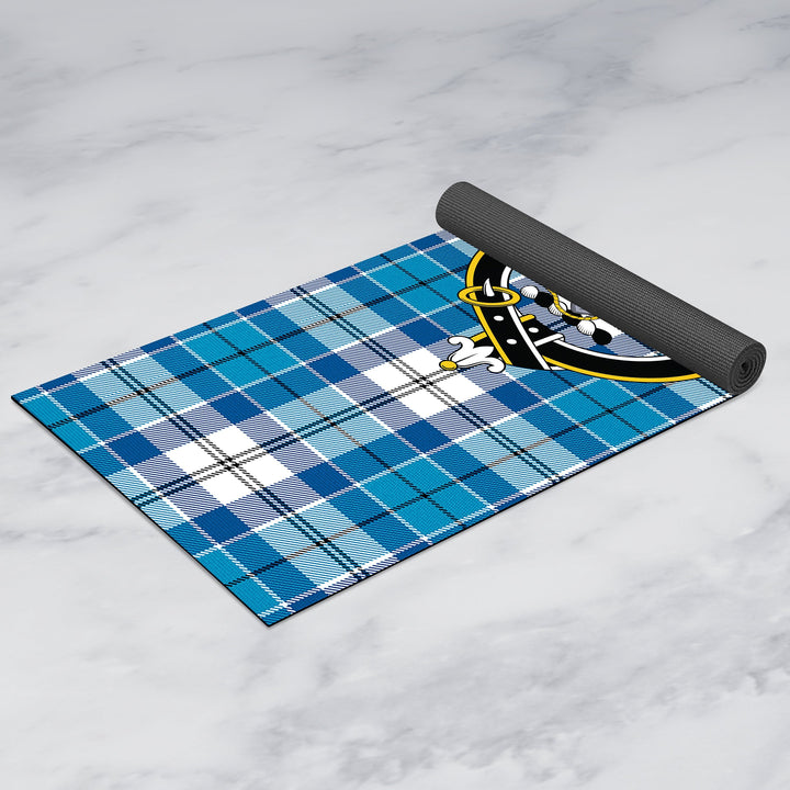 Roberton Clan Crest Tartan Yoga Mat