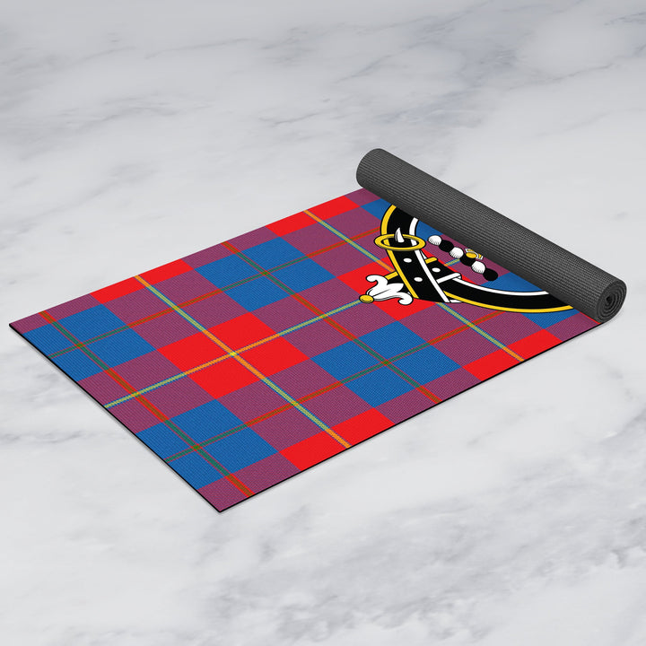 Blane Clan Crest Tartan Yoga Mat