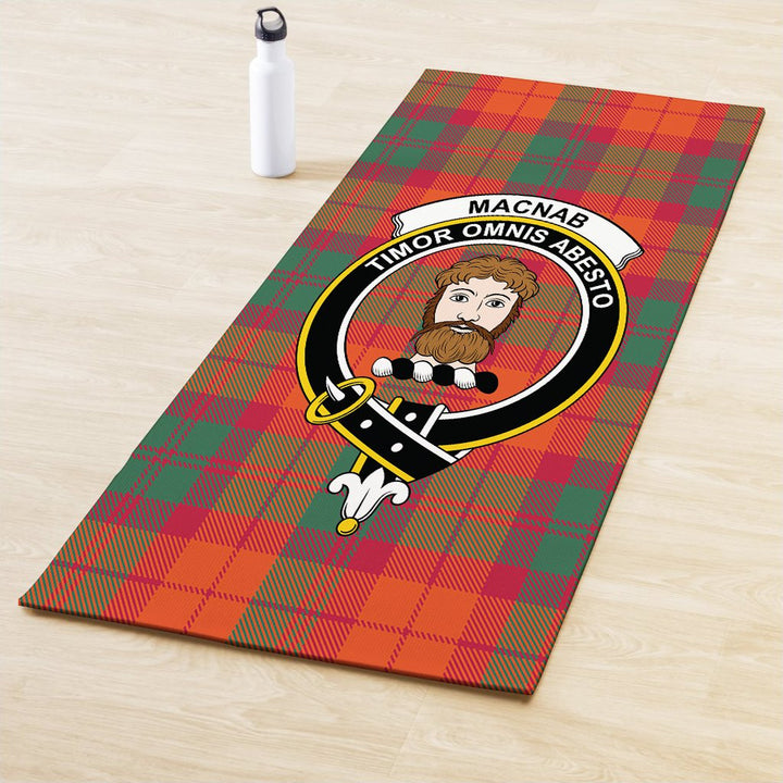 MacNab Ancient Clan Crest Tartan Yoga Mat