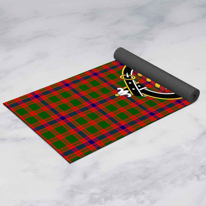 Skene Modern Clan Crest Tartan Yoga Mat