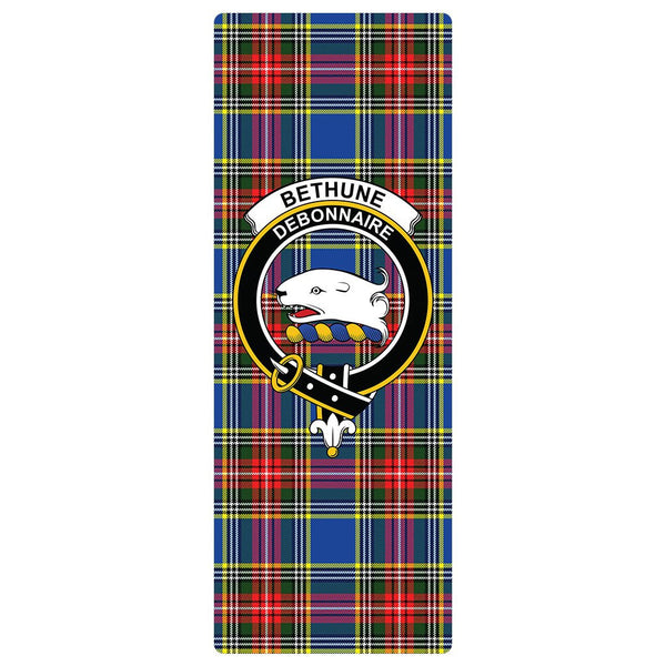 Bethune Clan Badge Tartan Classic Yoga Mat