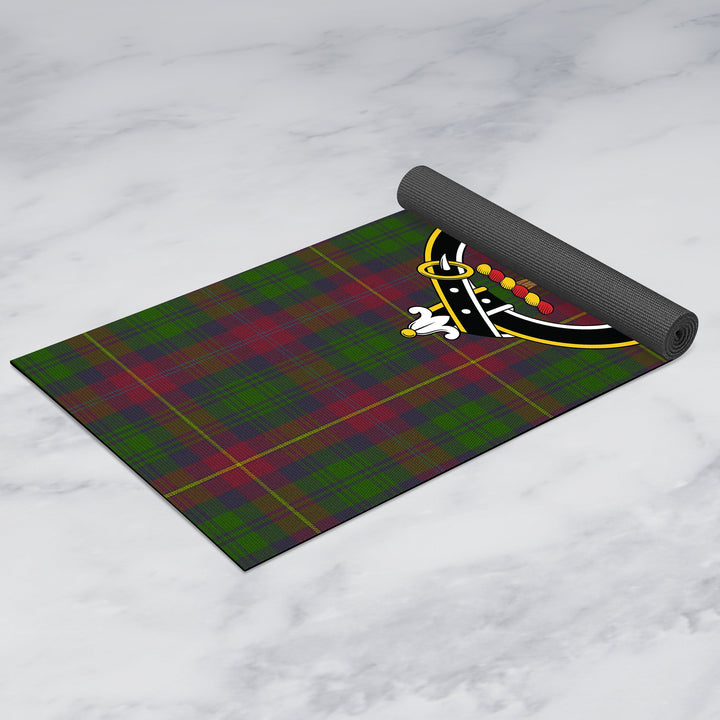 Cairns Clan Crest Tartan Yoga Mat