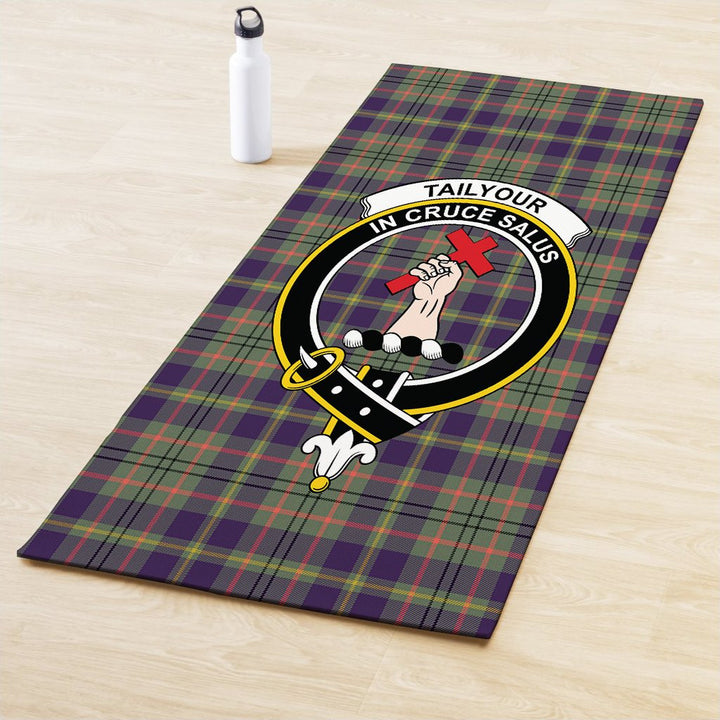 Taylor Weathered Clan Crest Tartan Yoga Mat