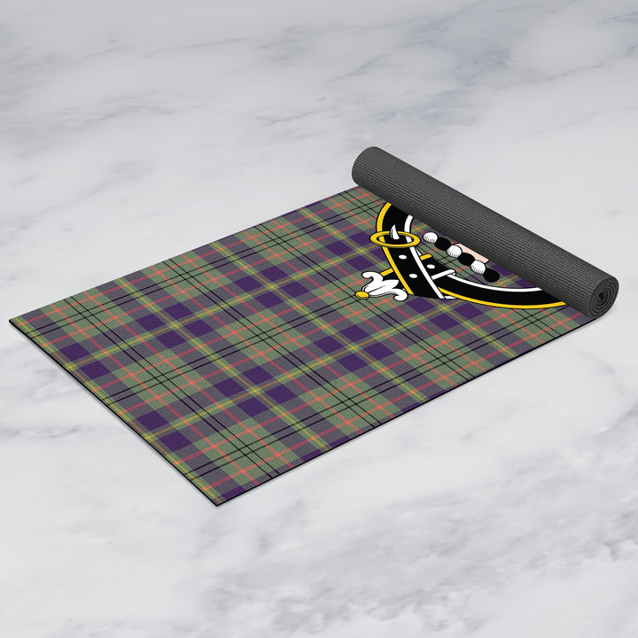Taylor Weathered Clan Crest Tartan Yoga Mat