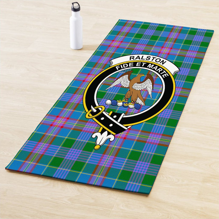 Ralston Clan Crest Tartan Yoga Mat