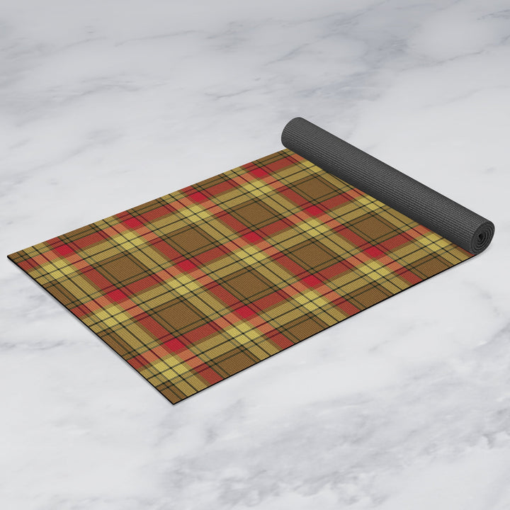 MacMillan Old Weathered Clan Tartan Yoga Mat