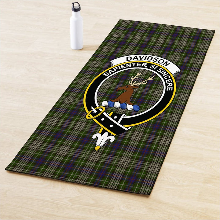 Davidson Tulloch Dress Clan Crest Tartan Yoga Mat