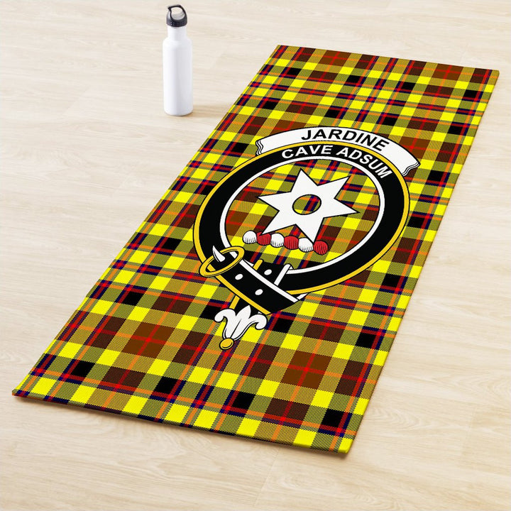 Jardine Clan Crest Tartan Yoga Mat