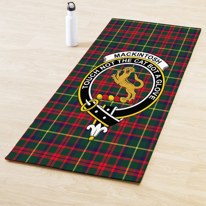 MacKintosh Hunting Modern Clan Crest Tartan Yoga Mat