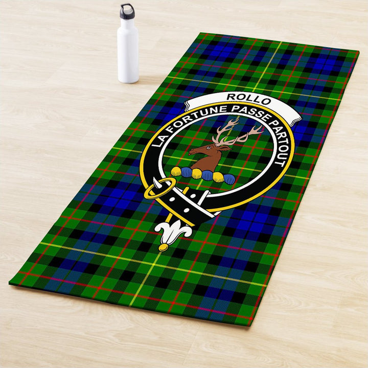 Rollo Modern Clan Crest Tartan Yoga Mat