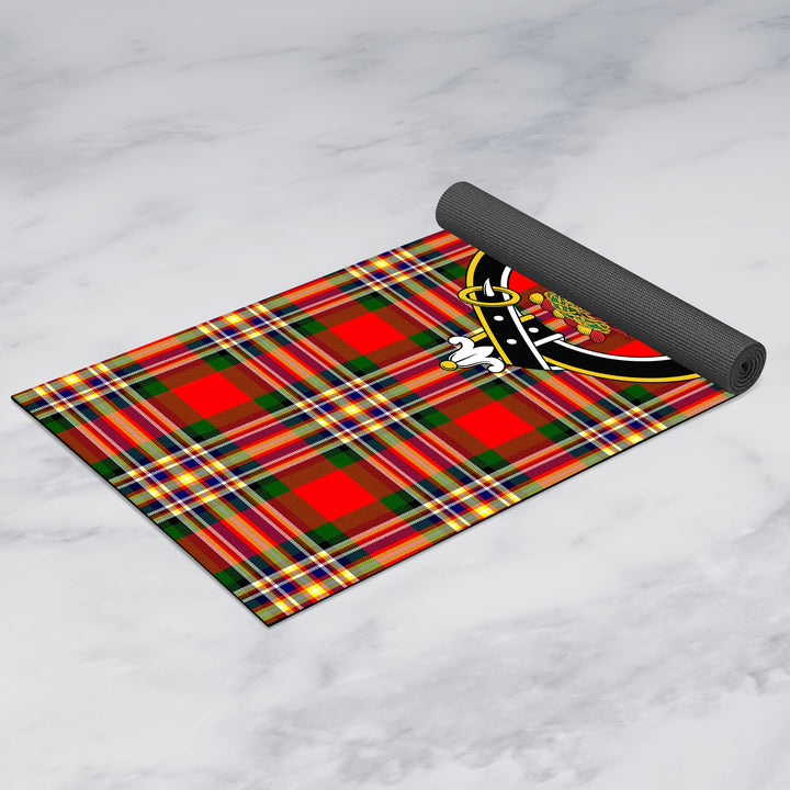 MacGill Modern Clan Crest Tartan Yoga Mat
