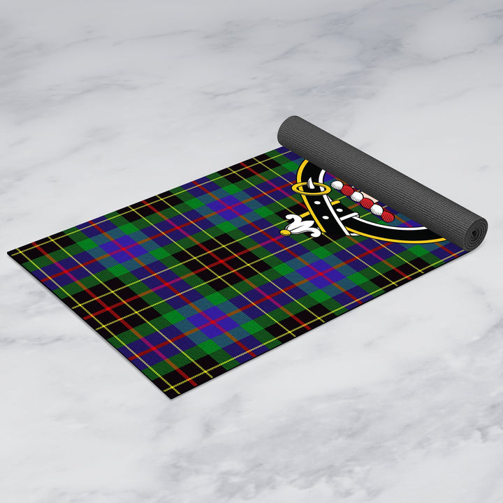 Brodie Hunting Modern Clan Crest Tartan Yoga Mat