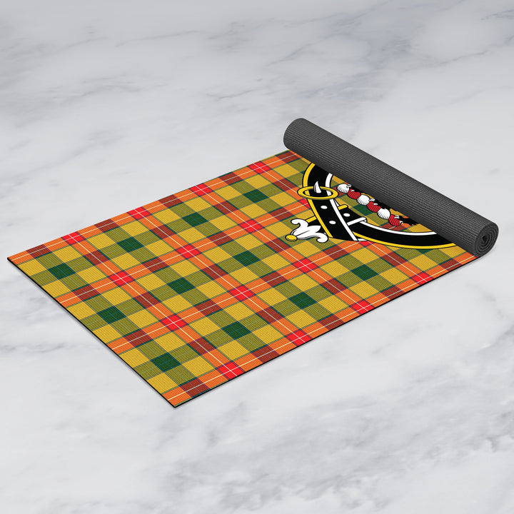 Baxter Clan Crest Tartan Yoga Mat
