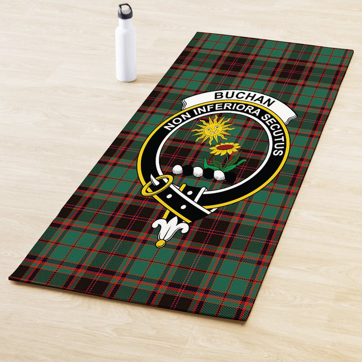 Buchan Ancient Clan Crest Tartan Yoga Mat