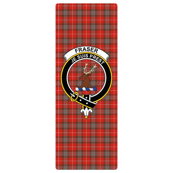 Fraser Weathered Clan Badge Tartan Classic Yoga Mat