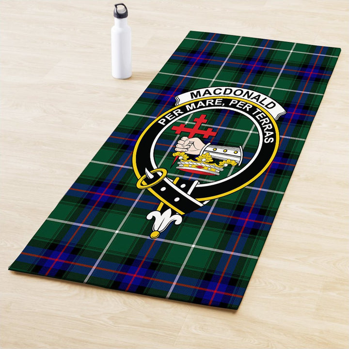 MacDonald of the Isles Hunting Modern Clan Crest Tartan Yoga Mat