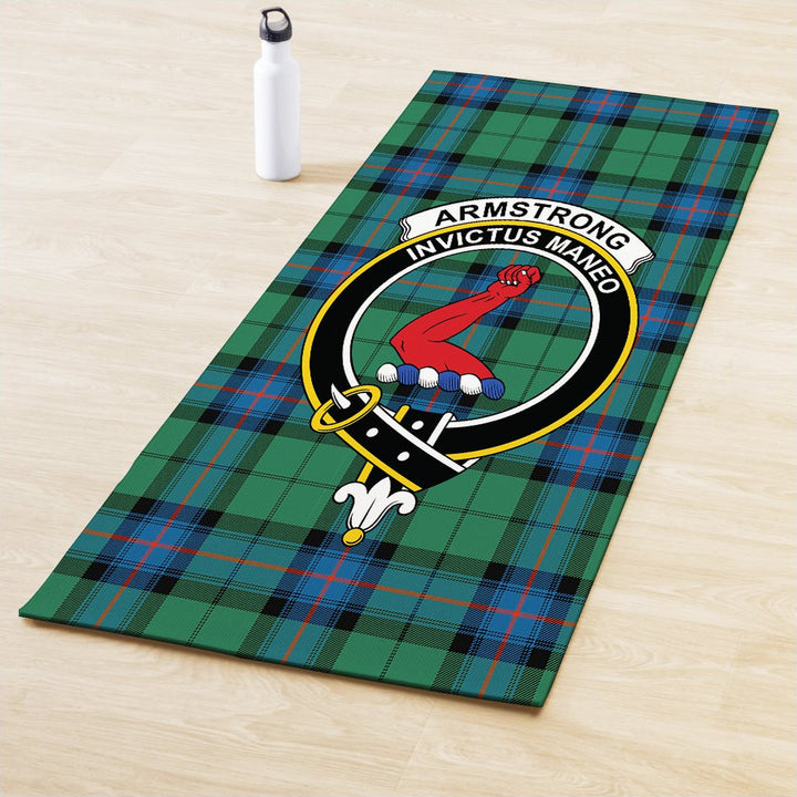 Armstrong Ancient Clan Crest Tartan Yoga Mat