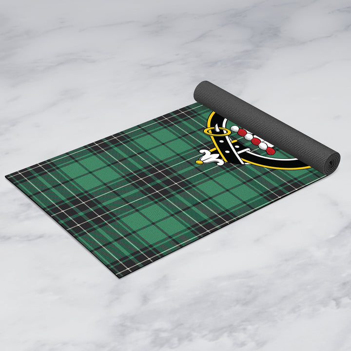 MacLean Hunting Ancient Clan Crest Tartan Yoga Mat