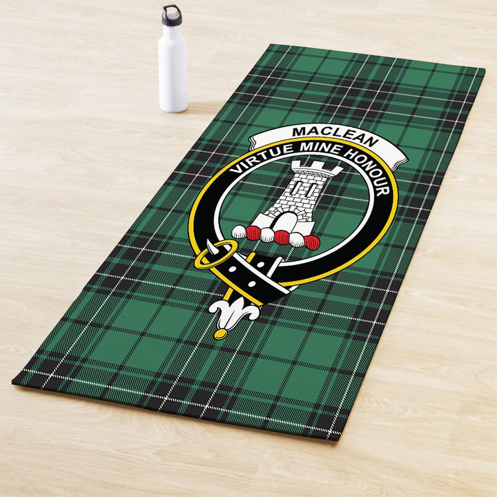 MacLean Hunting Ancient Clan Crest Tartan Yoga Mat