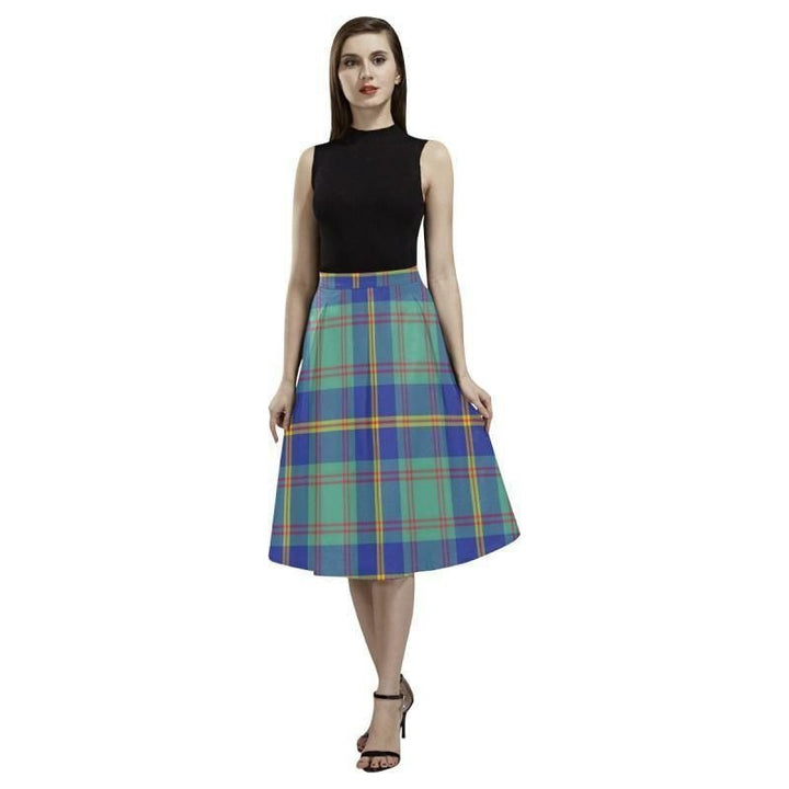 Us Marine Tartan Classic Aoede Crepe Skirt