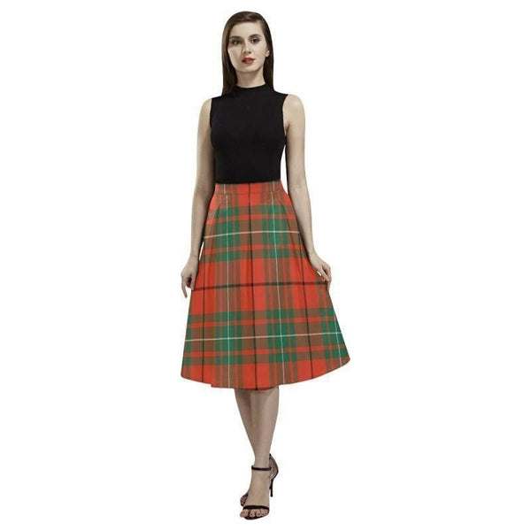 Macaulay Ancient Tartan Classic Aoede Crepe Skirt