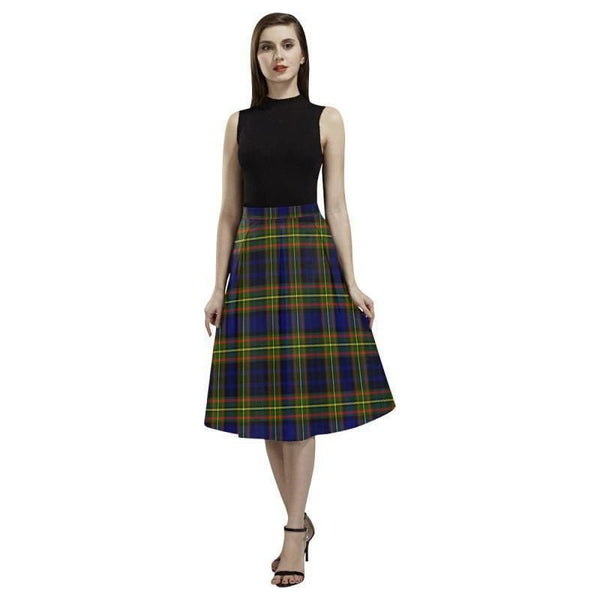 Clelland Modern Tartan Classic Aoede Crepe Skirt