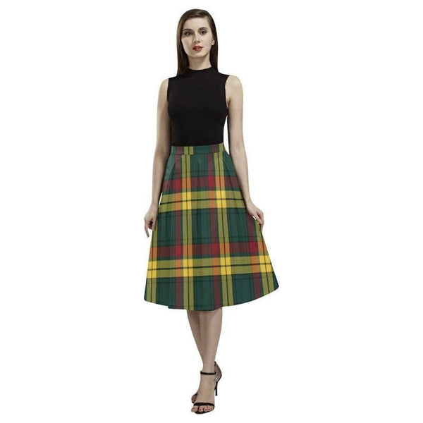 Macmillan Old Modern Tartan Classic Aoede Crepe Skirt