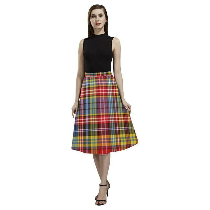 Ogilvie Of Airlie Ancient Tartan Classic Aoede Crepe Skirt