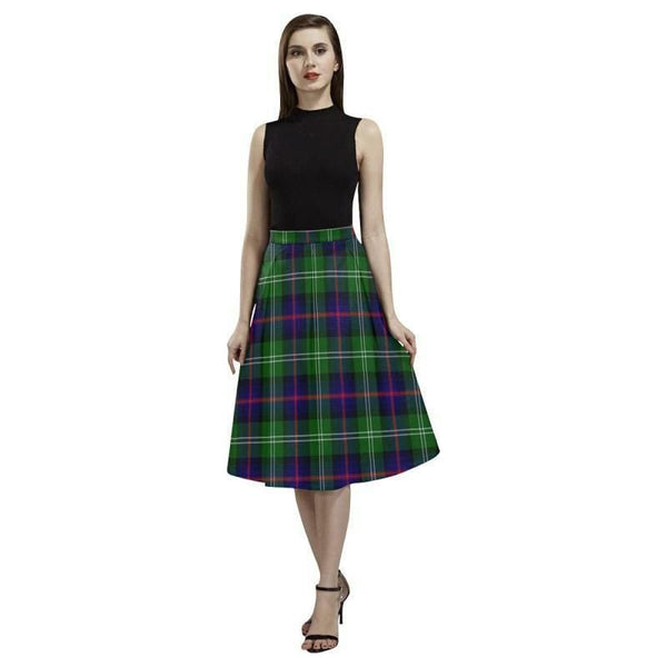 Sutherland Modern Tartan Classic Aoede Crepe Skirt