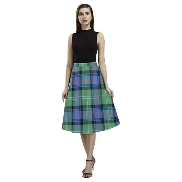 Sutherland Old Ancient Tartan Classic Aoede Crepe Skirt